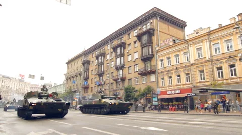 Parade of the Armed Forces of Ukraine Stock Footage 67565433