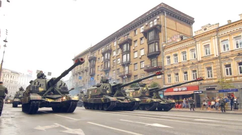 Parade of the Armed Forces of Ukraine Stock Footage 67565457