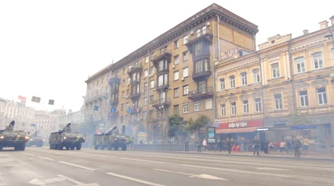 Parade of the Armed Forces of Ukraine Stock Footage 67565558