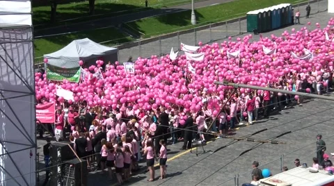 The Parade Begins Video stock 6107228