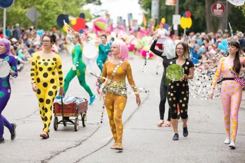 Parade the Circle 2018 Stock Photos