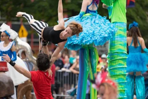 Parade the Circle 2018 Stock Photos