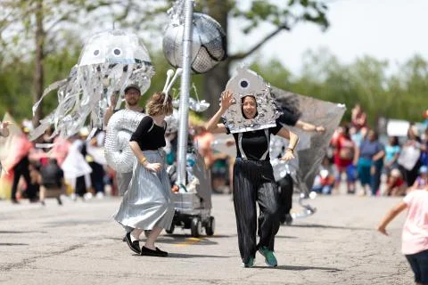 Parade The Circle Stock Photos