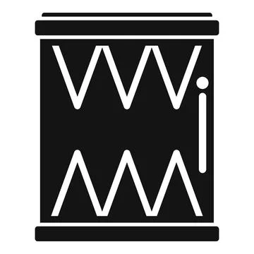 Parade drum icon simple vector. Music kit 스톡 일러스트