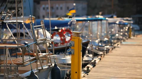 Parade of excursion boats Stock Footage 889606