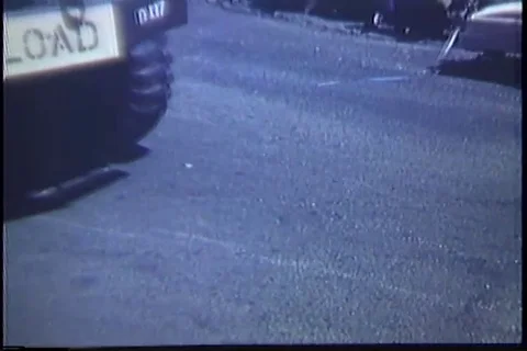 Parade float with Army Band during Ticker Tape Parade - 1973 Stock Footage 91022464