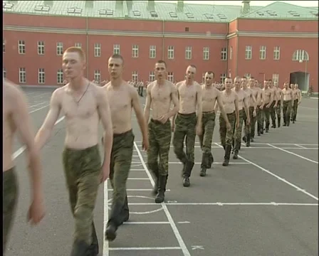 On the parade ground Stockbeeldmateriaal 3919283