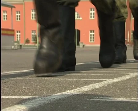 On the parade ground 库存影片 5174498