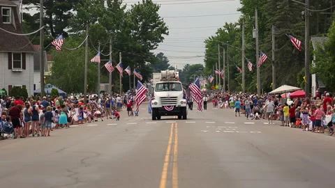 Parade july Stock Footage 197738538