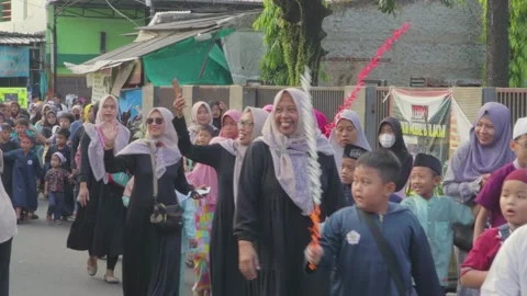 Parade ramadhan Stock Footage 236717209