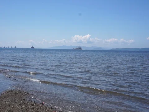 The parade of ships Vídeo Stock 78775956