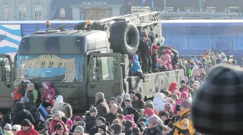 Parade in Tallinn Stock-Footage 21685232