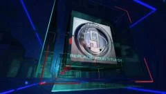 PARADE OF TEN GLASS SCREENS Stock After Effects