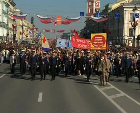 Parade on victory Day 스톡 동영상 20463042