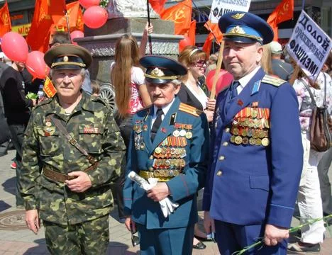 Parade of victory Foto stock