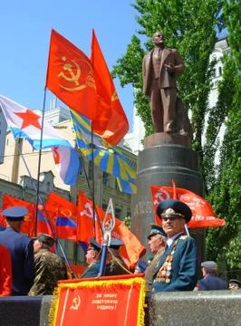 Parade of victory 스톡 사진