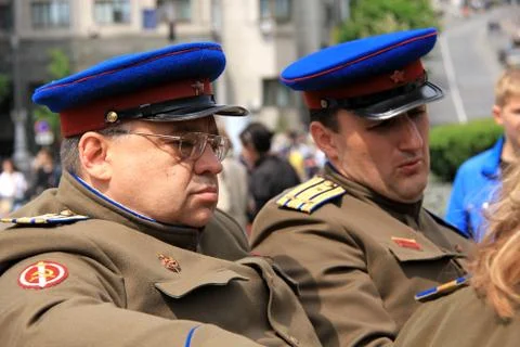 Parade of victory Stock Photos