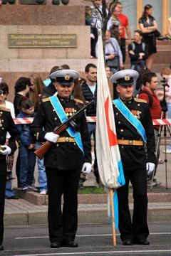 Parade of victory Stock Photos