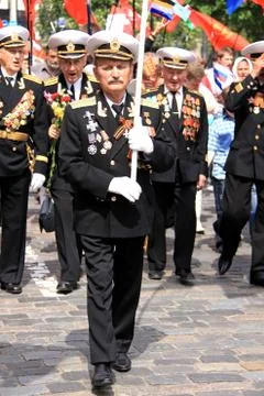 Parade of victory 스톡 사진