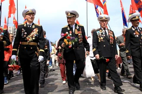 Parade of victory Fotos de archivo