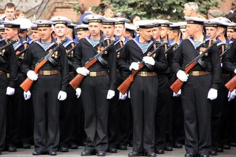 Parade of victory Stock Photos