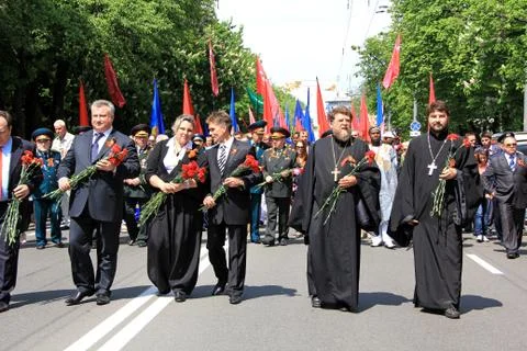 Parade of victory Foto stock