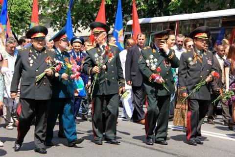 Parade of victory Foto stock