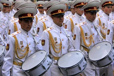Parade of victory Stock Photos