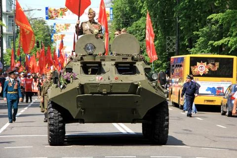 Parade of victory Foto stock
