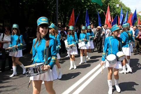 Parade of victory Stock-Fotos