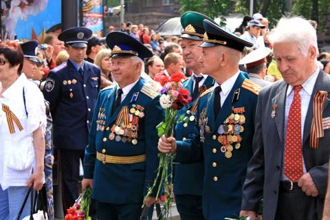 Parade of victory Foto stock