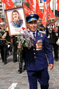 Parade of victory Foto stock