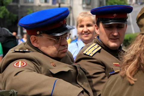 Parade of victory Foto stock