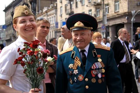 Parade of victory Foto stock