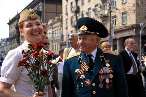 Parade of victory Fotos Stock
