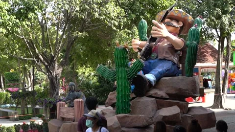 Parade at wonderland Stockbeeldmateriaal 145543244