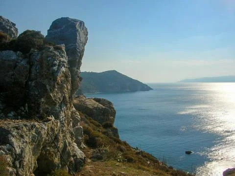 The paradies of the Greace Beaches Stock Photos
