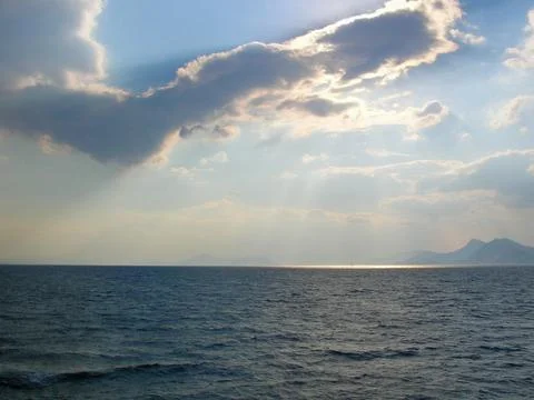 The paradies of the Greace Beaches Stock Photos