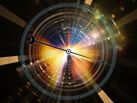 Paradigm of the Chronometer Illustrazione stock