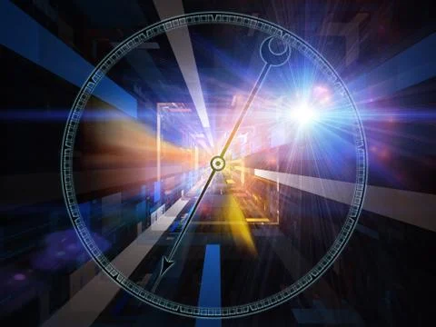 Paradigm of the Chronometer Illustrazione stock