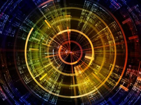 Paradigm of Circular Destination Illustrazione stock