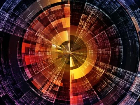 Paradigm of Circular Destination Illustrazione stock