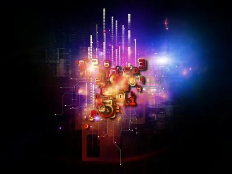 Paradigm of Cloud Technology Illustrazione stock