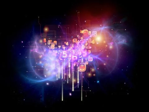 Paradigm of Cloud Technology Stock Illustration