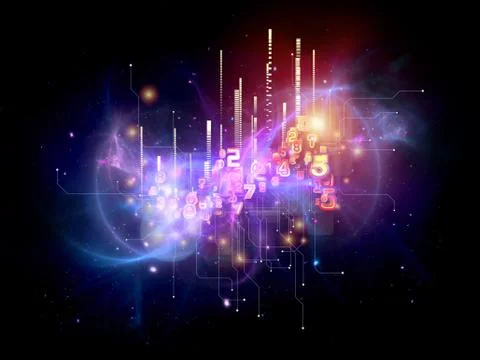 Paradigm of Cloud Technology Illustrazione stock