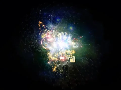 Paradigm of Cloud Technology Stock Illustration