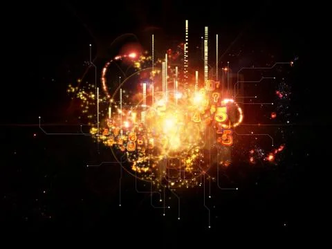 Paradigm of Cloud Technology Stock Illustration