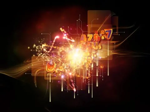 Paradigm of Cloud Technology Ilustração Stock