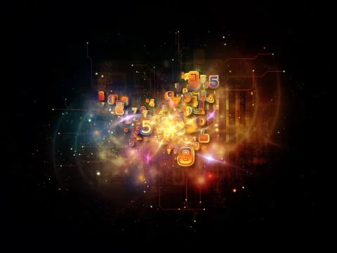 Paradigm of Cloud Technology Illustrazione stock