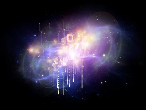 Paradigm of Cloud Technology Stock Illustration